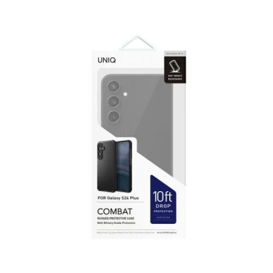 Cover Samsung S24 Plus Hybrid Combat Case Uniq - Carbon Black